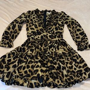 Mable Cheetah Print Dress New Without Tags
